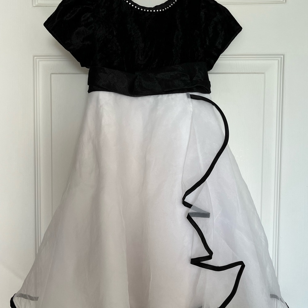 Black and White Kids Dress